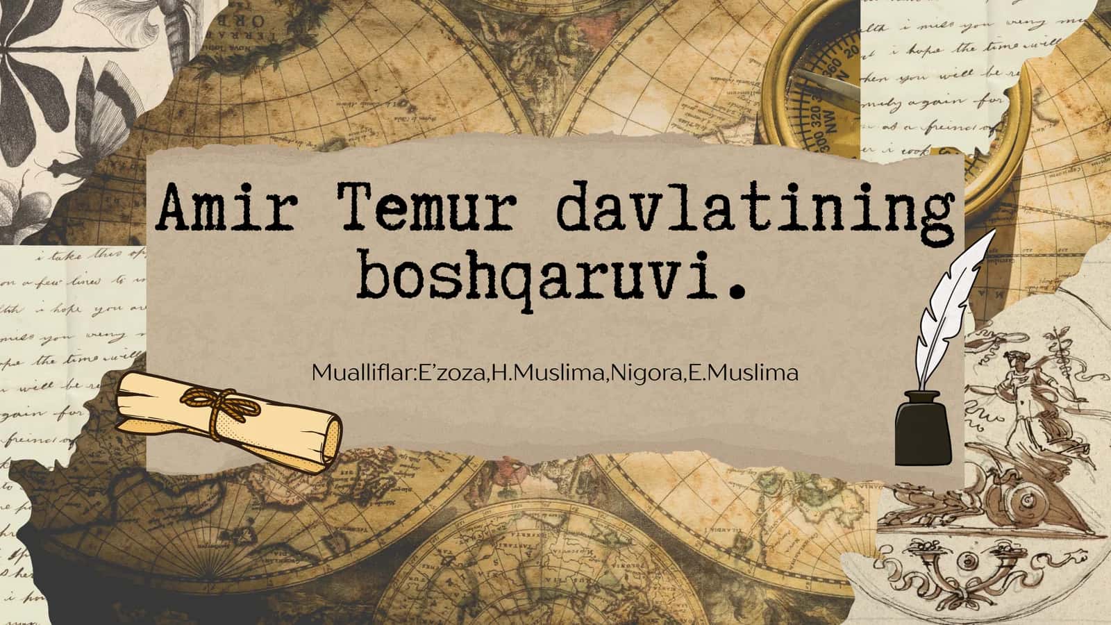 Amir Temur davlatining boshqaruvi