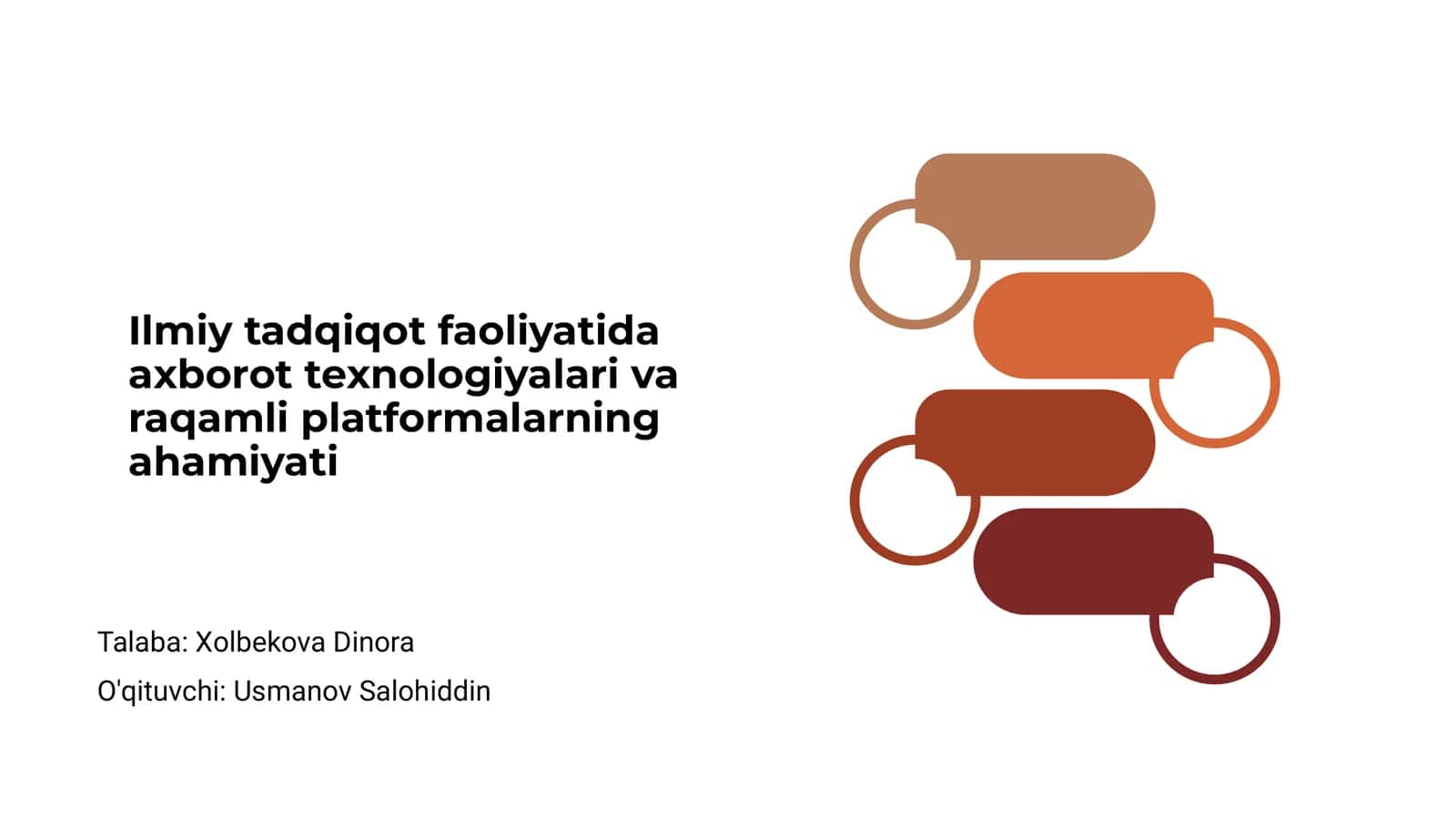 Ilmiy tadqiqotlar va Axborot Texnologiyalari