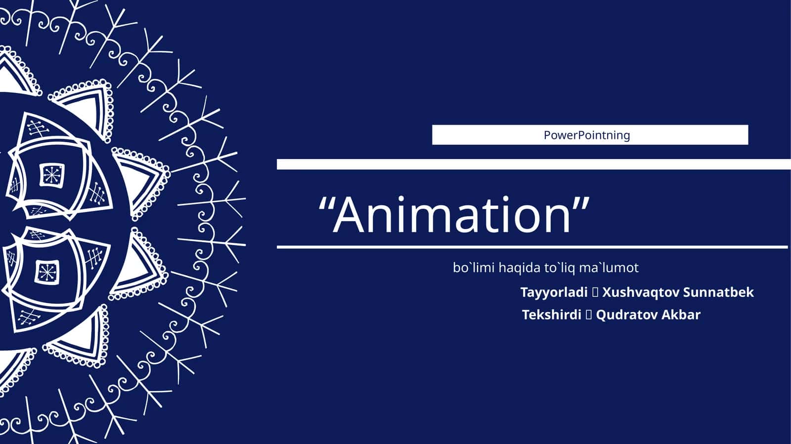 Animation