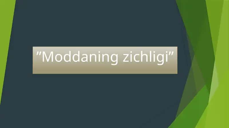 Moddaningzichligi