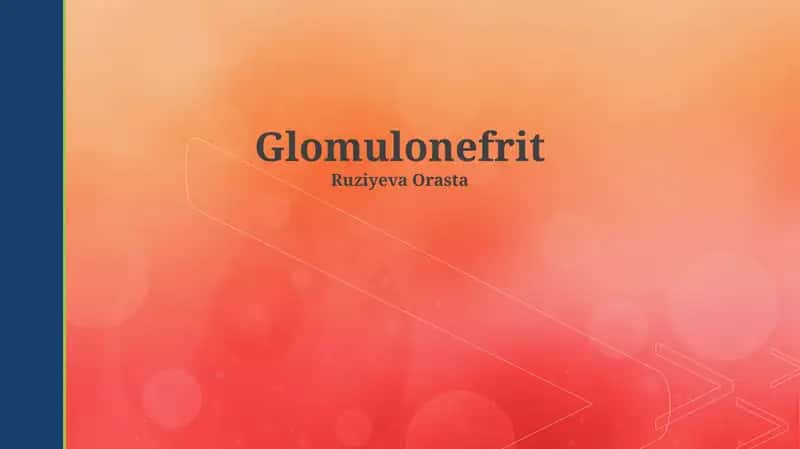 Glomulonefrit