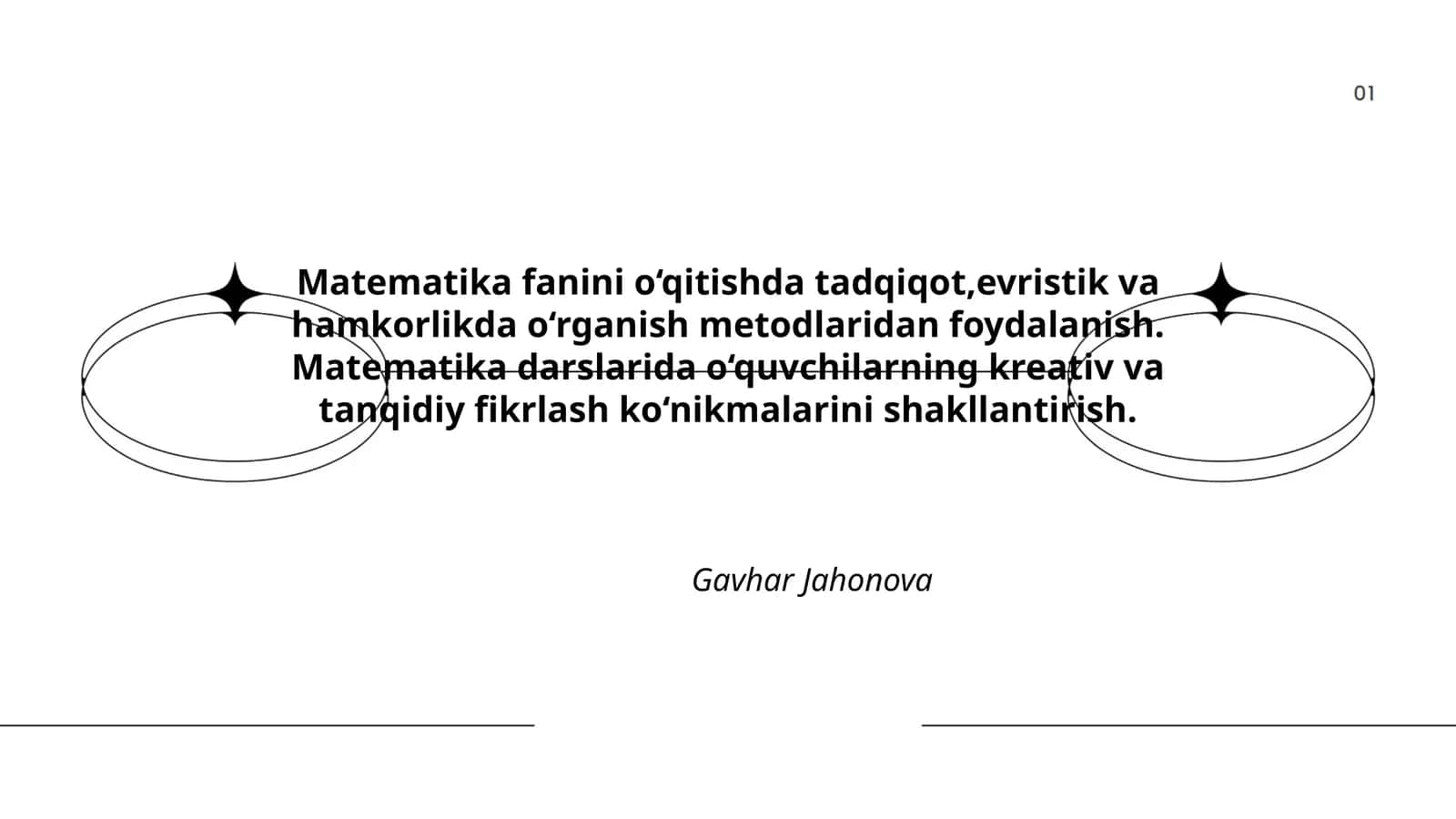 Matematika fanini o‘qitishda tadqiqot,evristik va hamkorlikda o‘rganish metodlaridan foydalanish