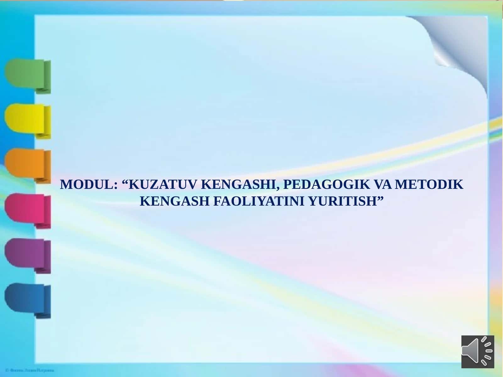 Kuzatuv kengashi, pedagogik va metodik kengash faoliyatini yuritish.