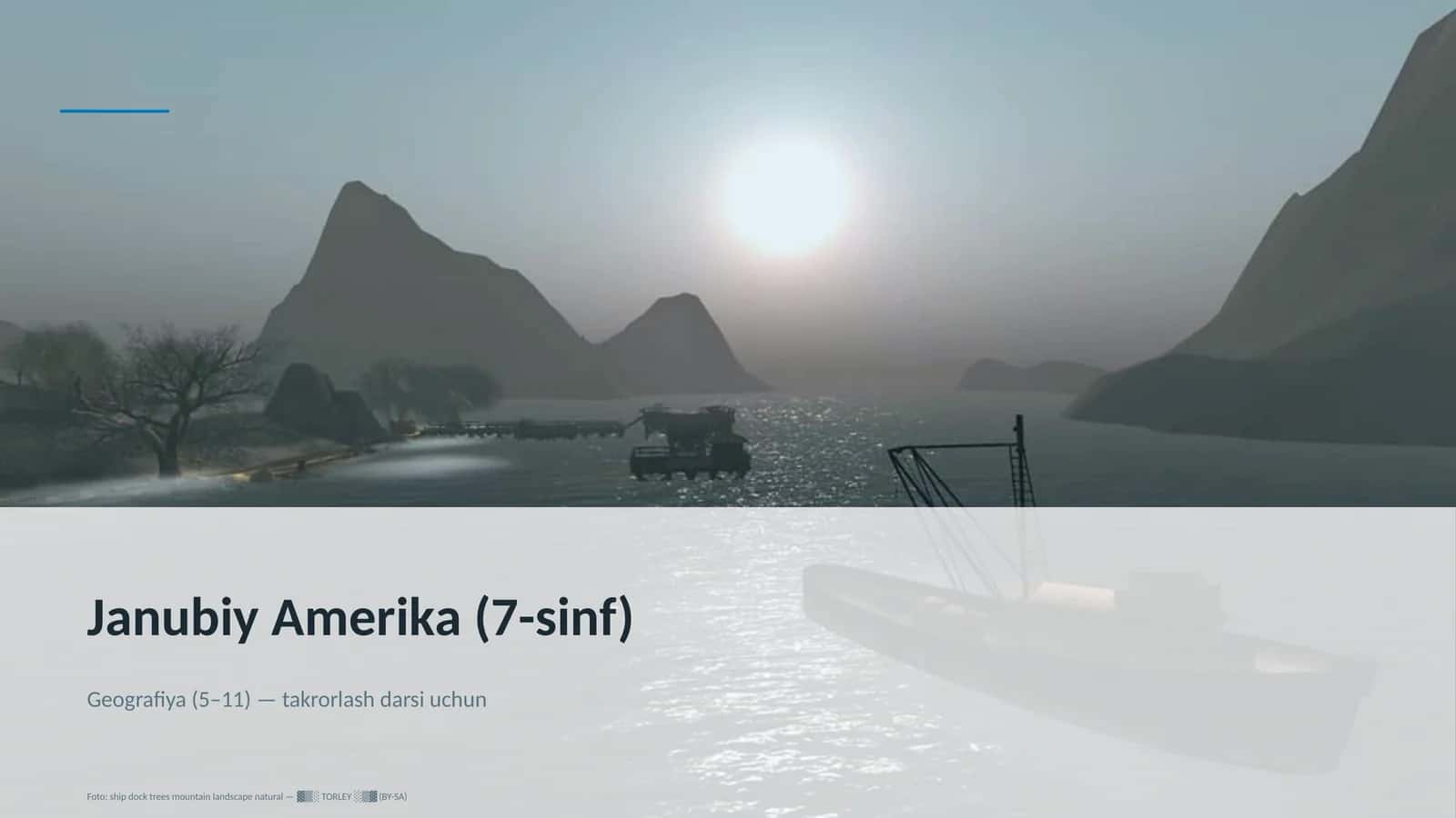 Janubiy Amerika (7-sinf)