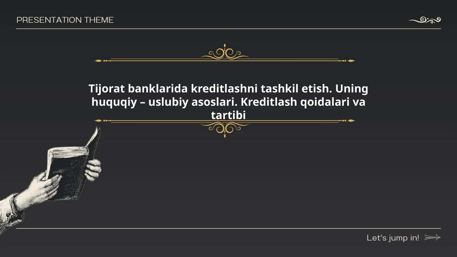 Tijorat banklarida kreditlashni tashkil etish
