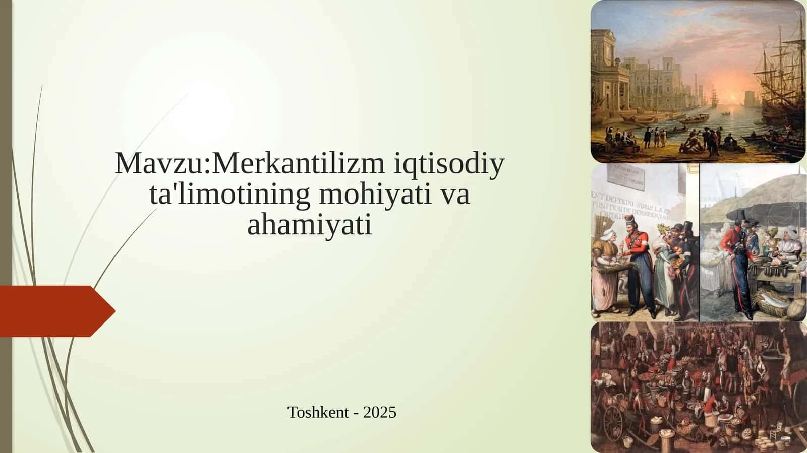 Merkantilizmiqtisodiyta'limotiningmohiyativaahamiyati