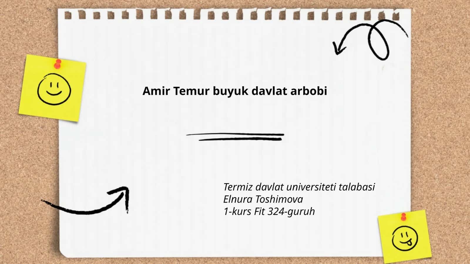 Amir Temur buyuk davlat arbobi