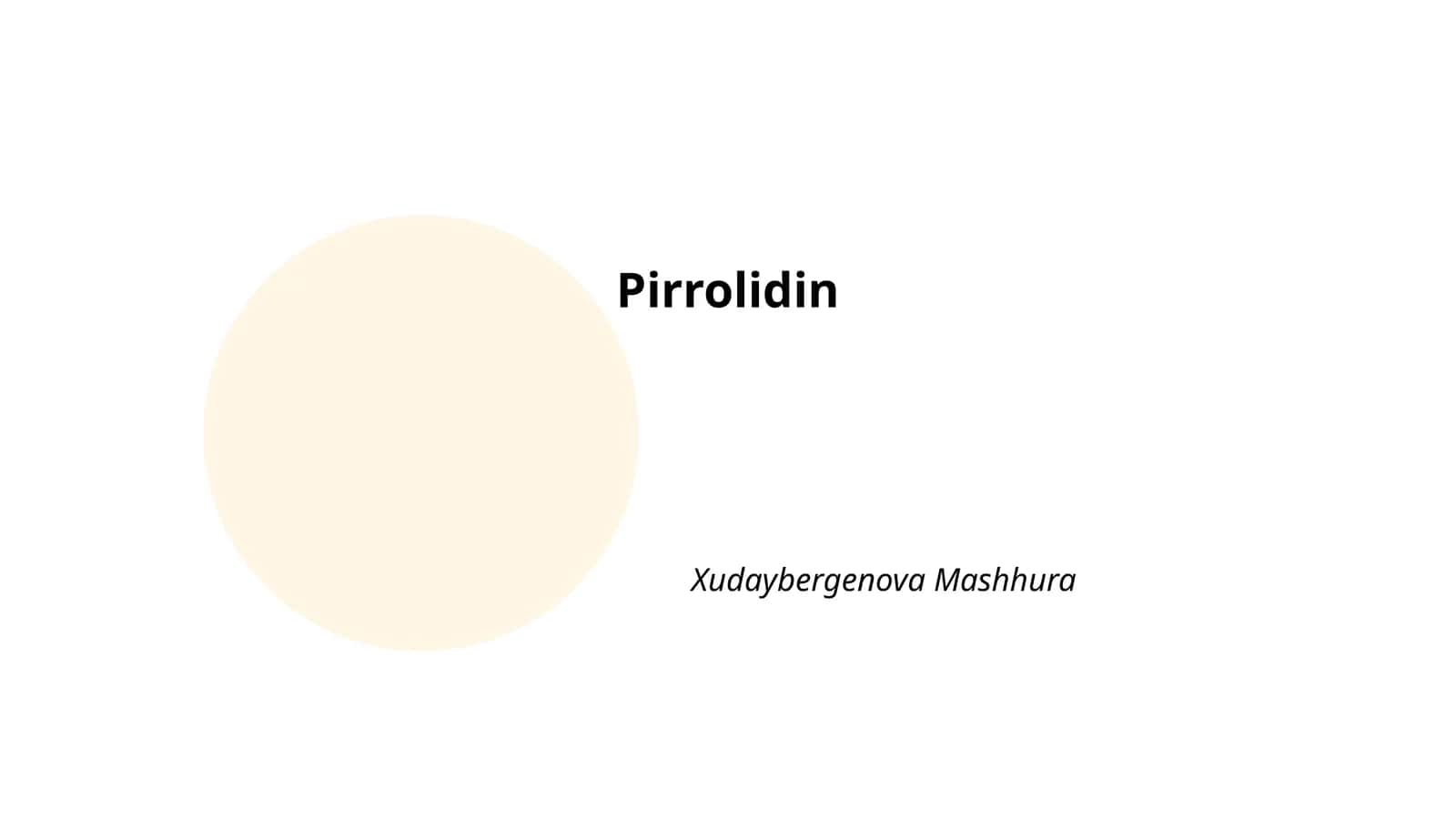 Pirrolidin