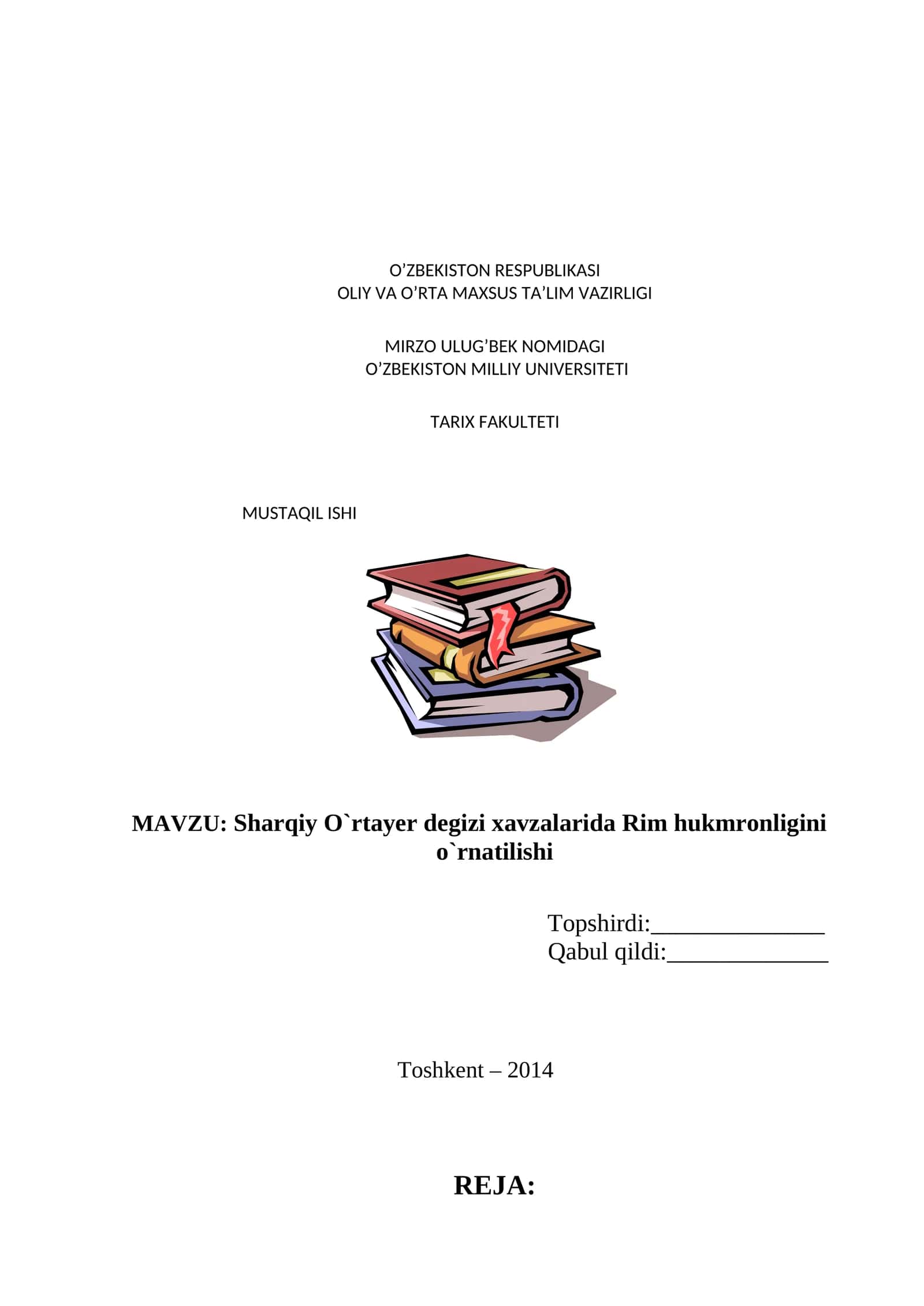 Sharqiy O`rtayer degizi xavzalarida Rim hukmronligini o`rnatilishi