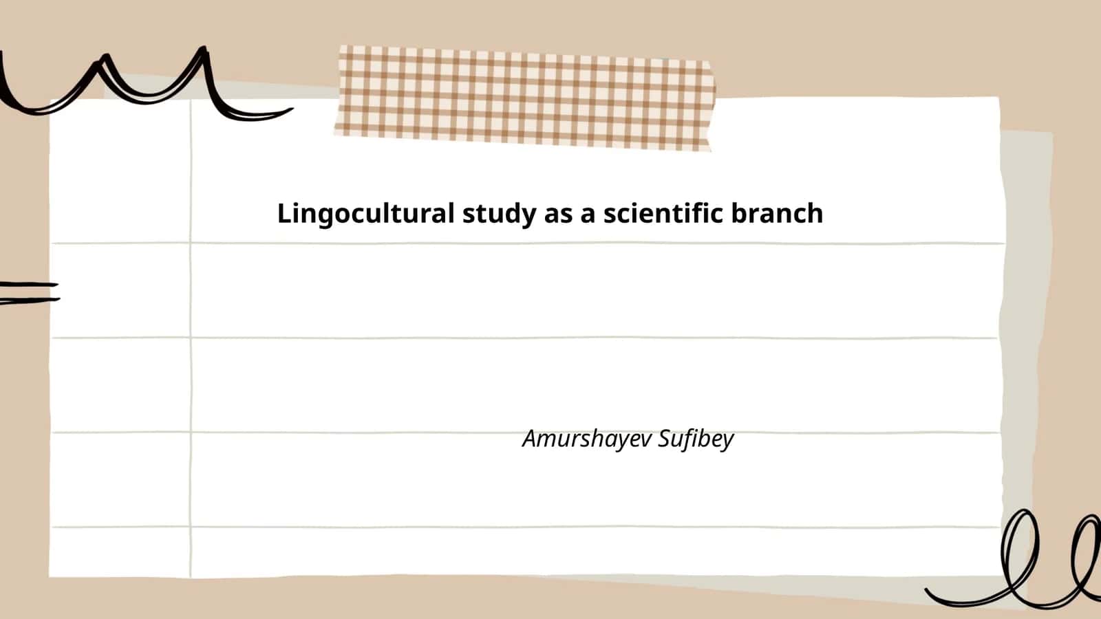 Lingocultural study as a scientific branch