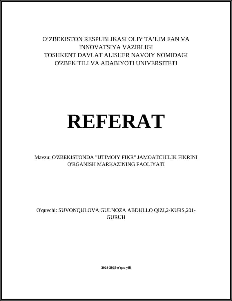 Ijtimoiy Fikr Markazi