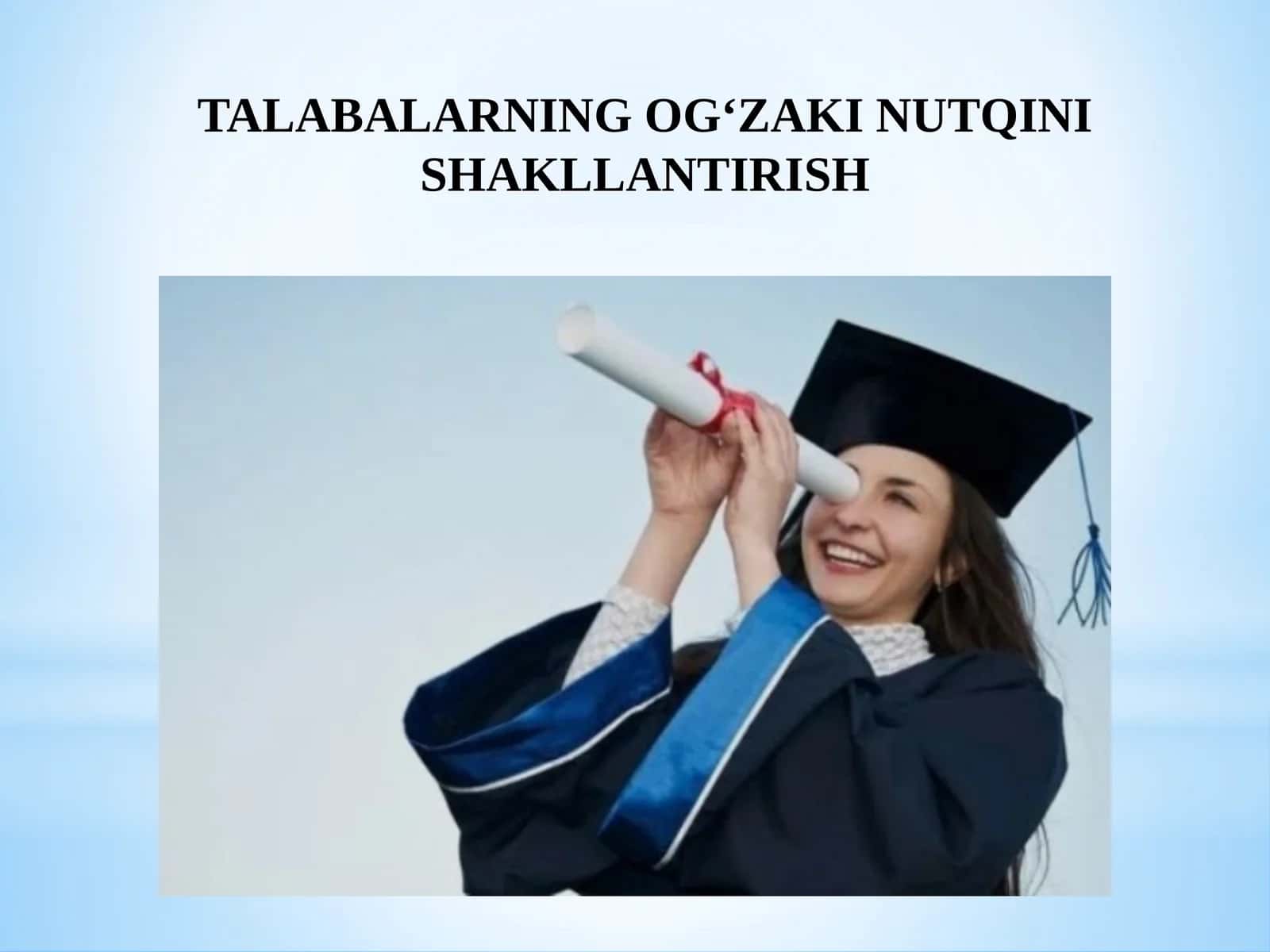 [Nutq apparatini mashq qilish: artikulyatsiya. Nutq apparatini mashq qilish: nafas olish va ovoz. Talaffuz madaniyati]