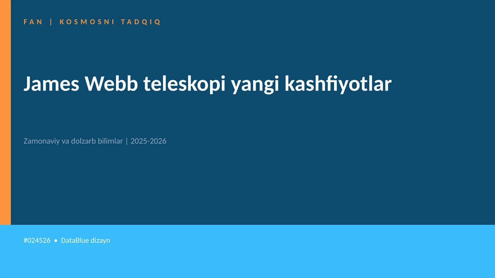 James Webb teleskopi yangi kashfiyotlar
