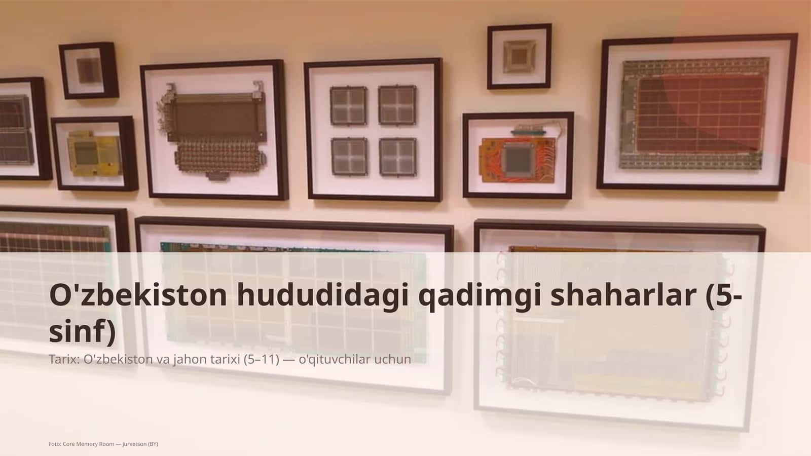 O'zbekiston hududidagi qadimgi shaharlar (5-sinf)