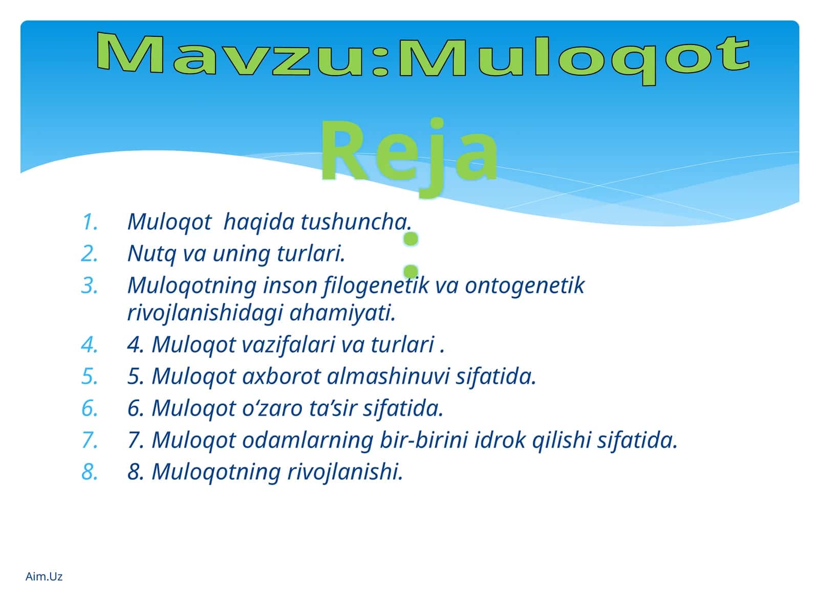 Muloqot