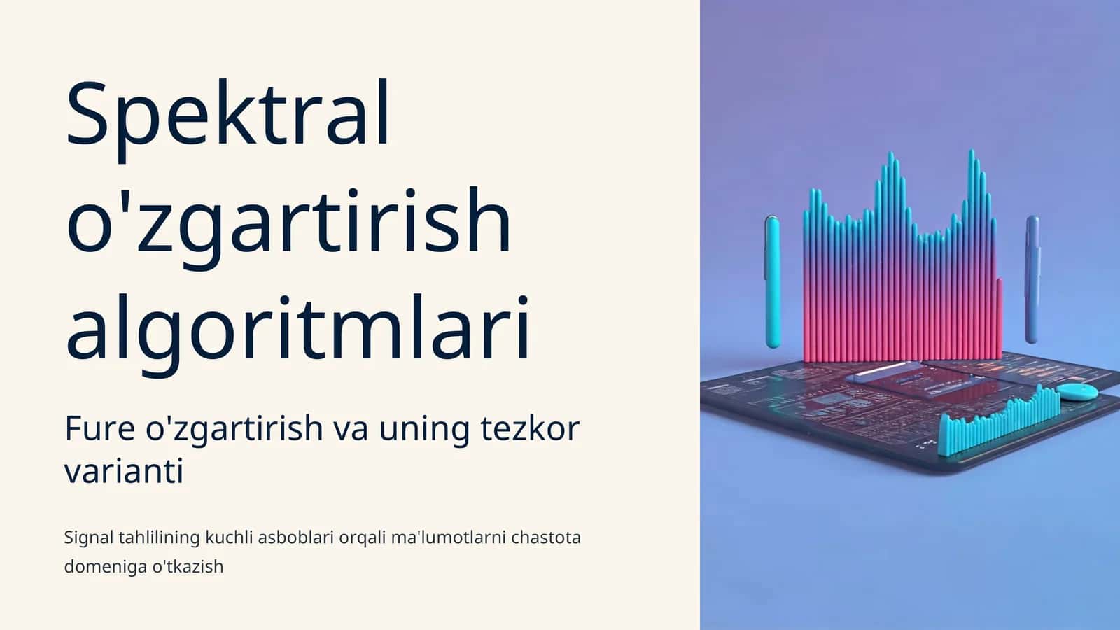Spektral o'zgartirish algoritmlari