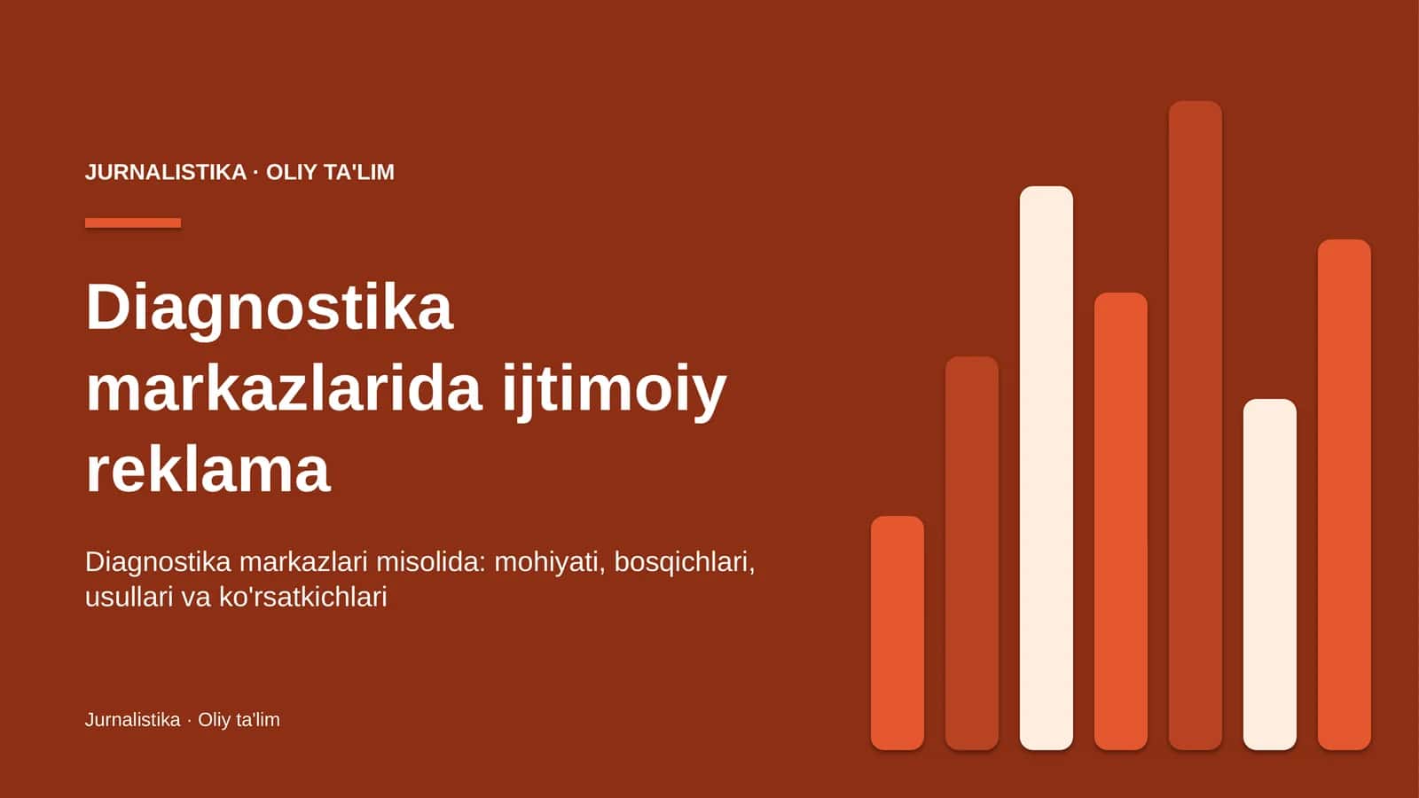 Diagnostika markazlarida ijtimoiy reklama