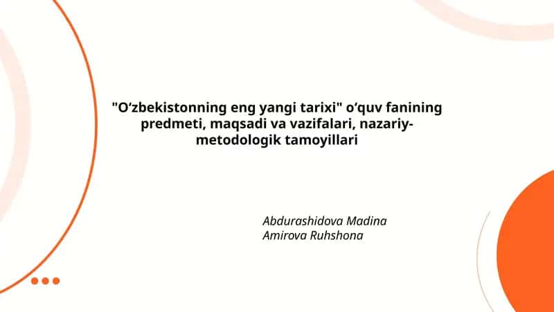 Oʻzbekistonning eng yangi tarixi