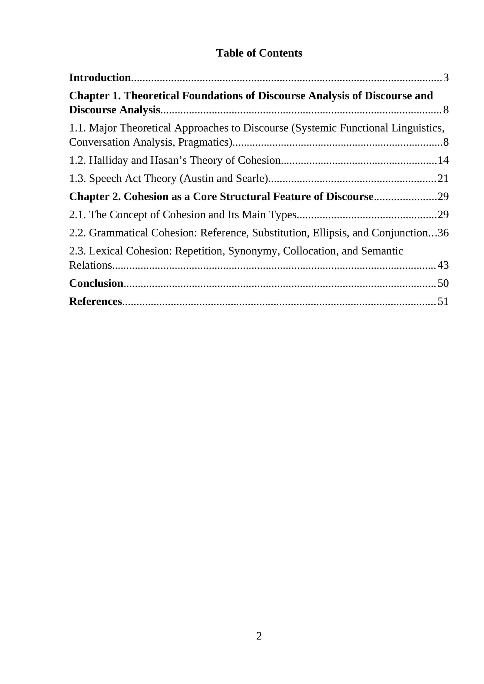 Theoretical Foundations of Discourse Analysis