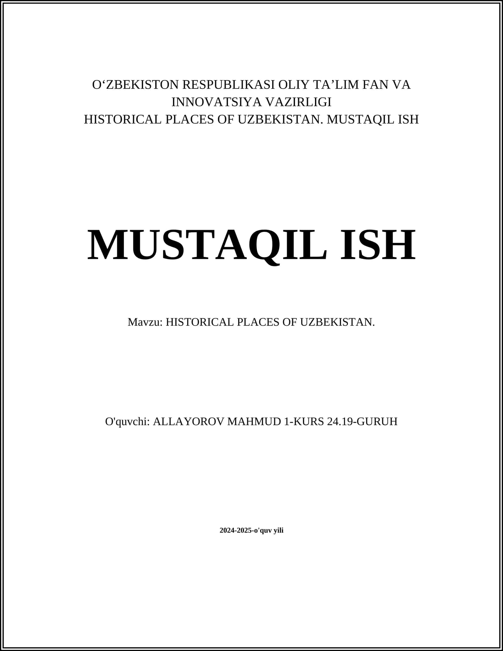 Amir Temur maqbarasi