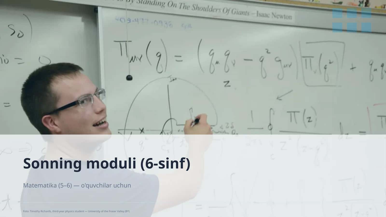 Sonning moduli (6-sinf)