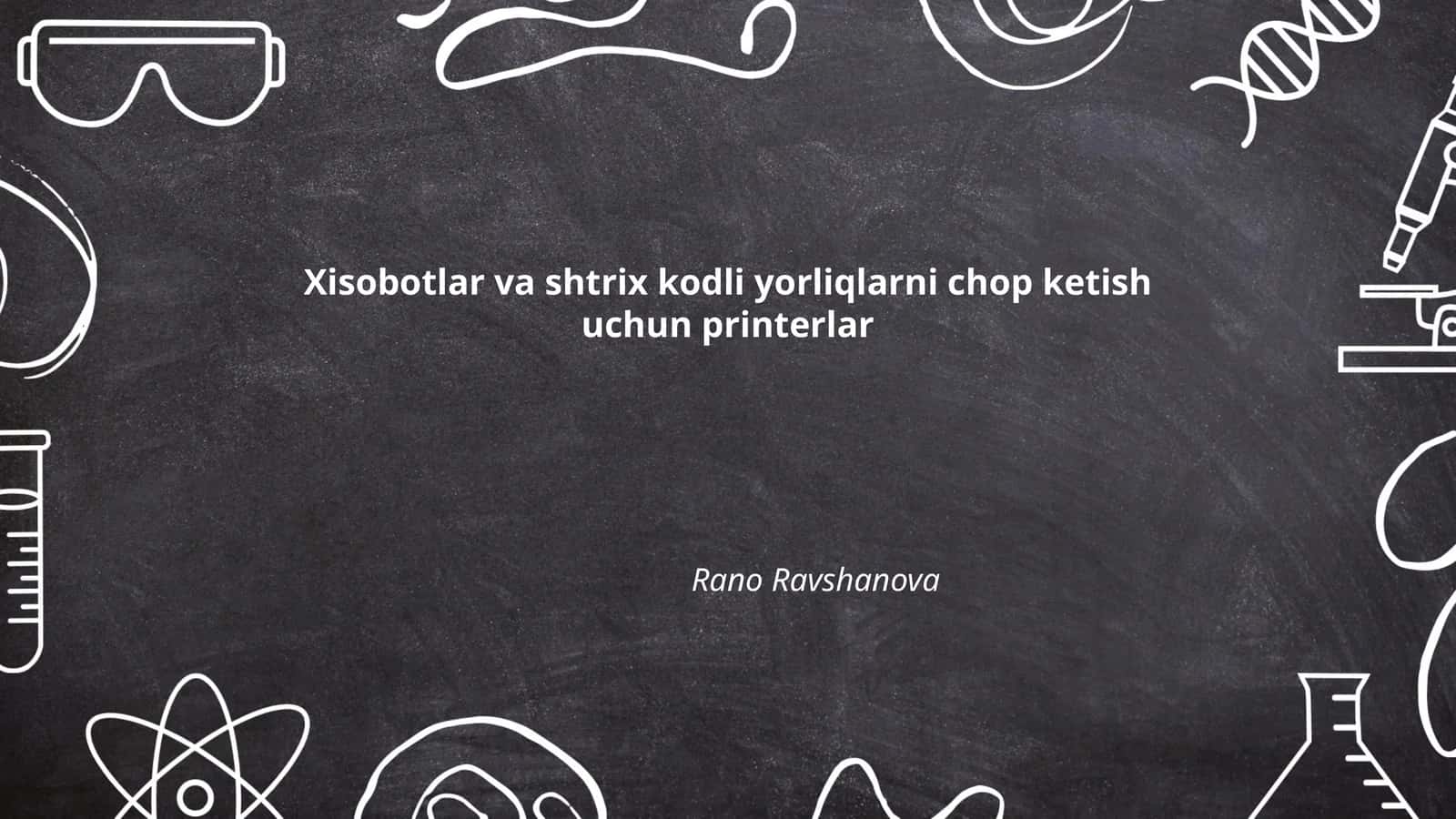 Xisobotlar uchun printer modellari