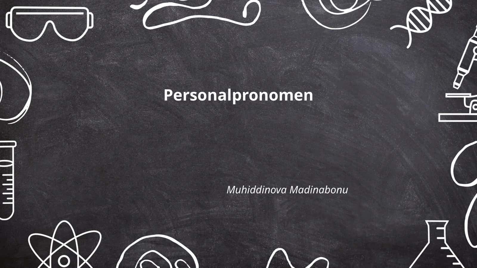 Personalpronomen
