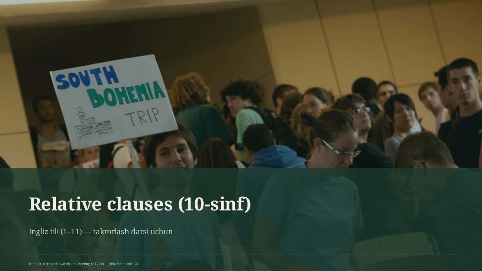 Relative clauses (10-sinf)