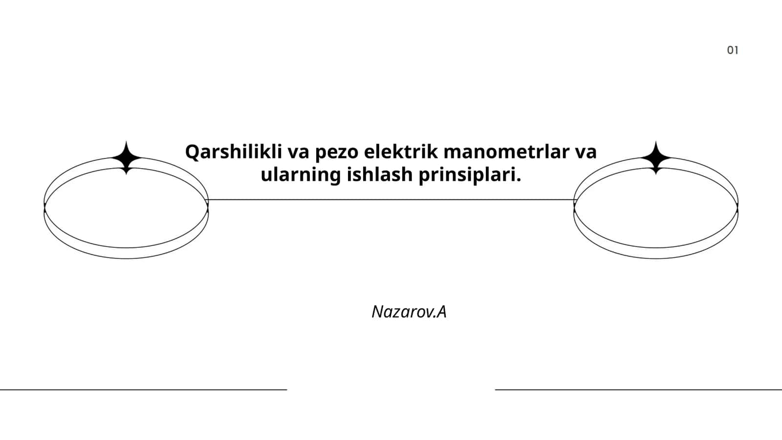 Qarshilikli va pezo elektrik manometrlar va ularning ishlash prinsiplari