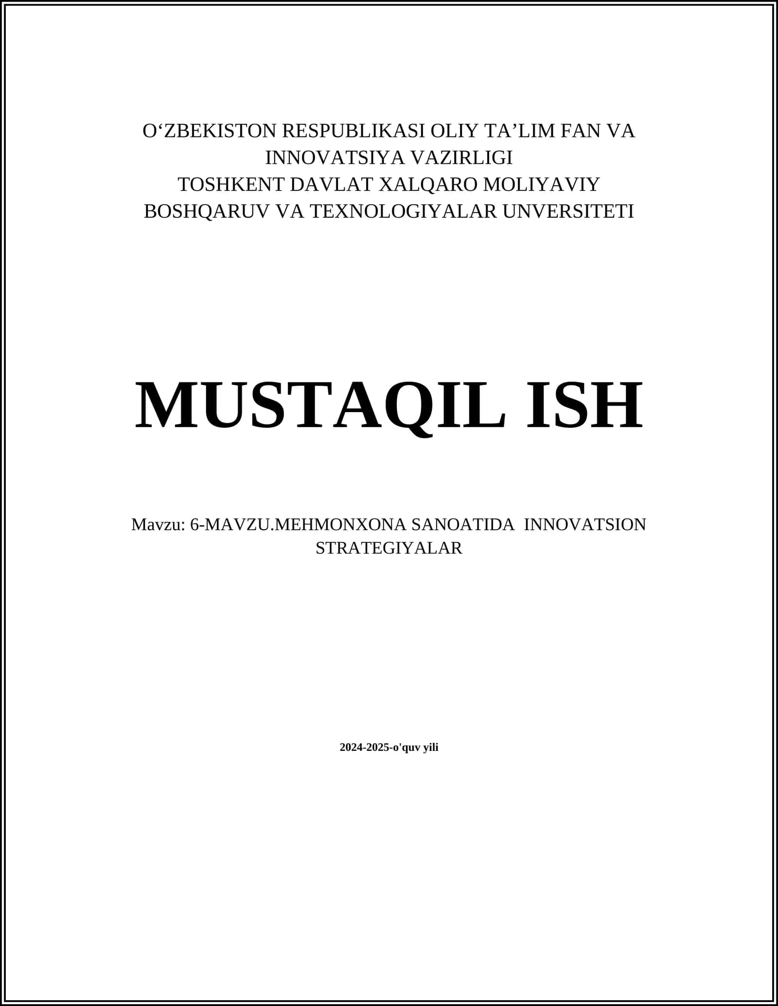 Mehmonxonalarda raqamli transformatsiya