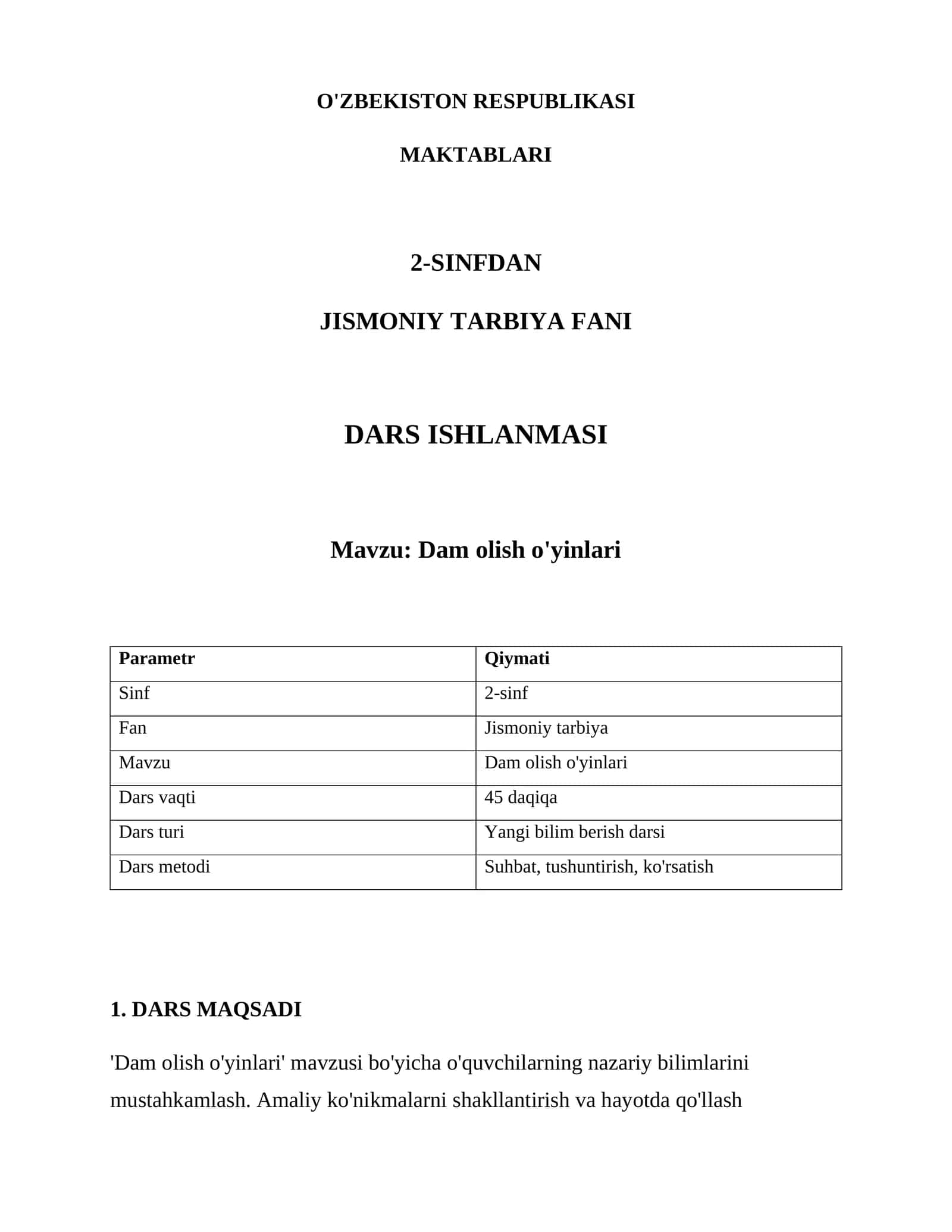 Dam olish o'yinlari