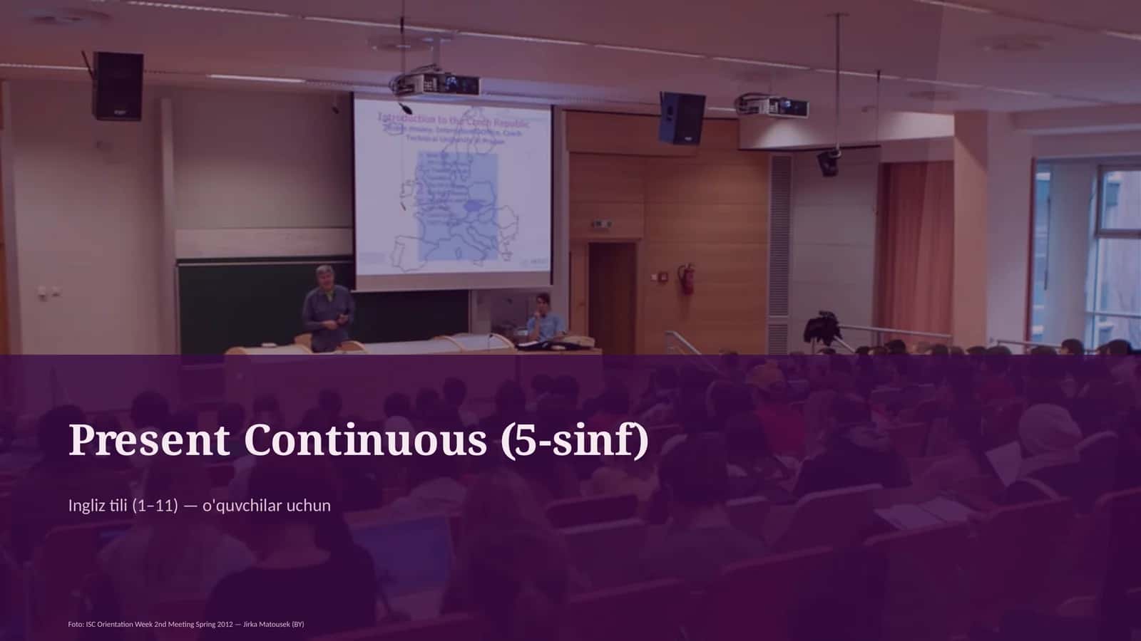 Present Continuous (5-sinf)