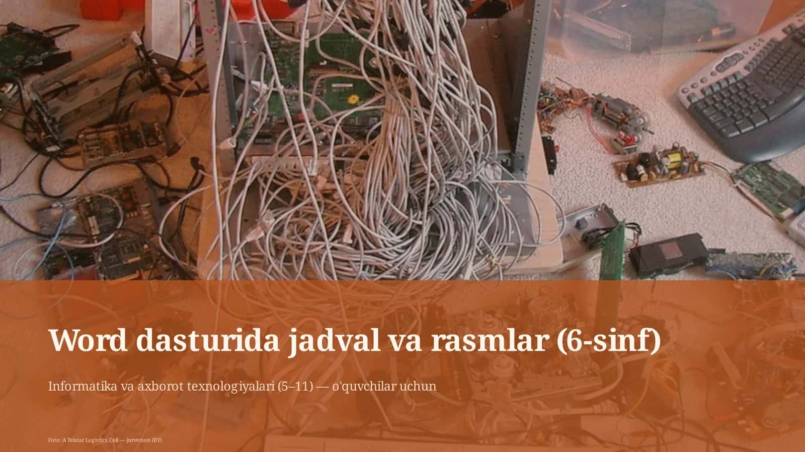 Word dasturida jadval va rasmlar (6-sinf)