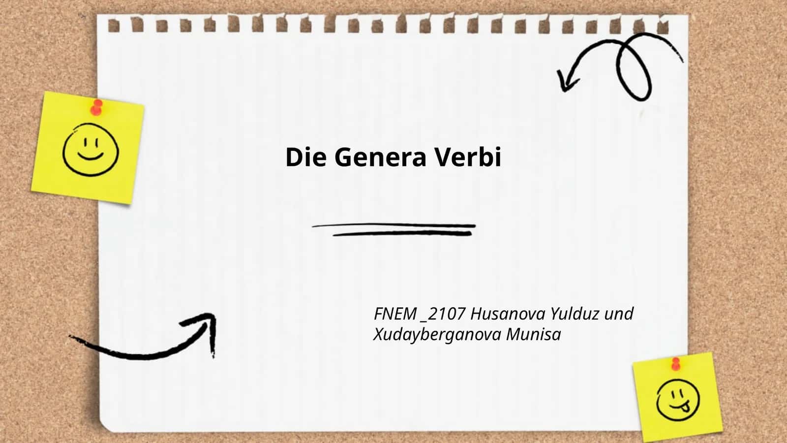 Die Genera Verbi