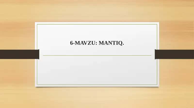 Mantiq