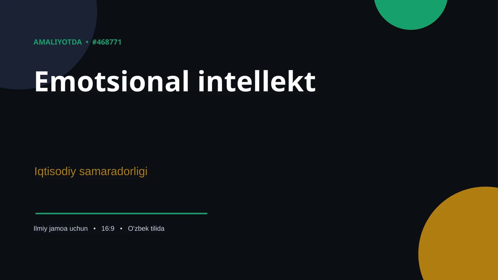 Emotsional intellekt