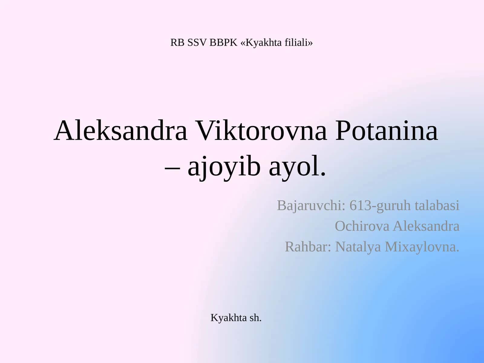 Ilmiy-amaliy konferensiya tibbiyot ma'ruzasi