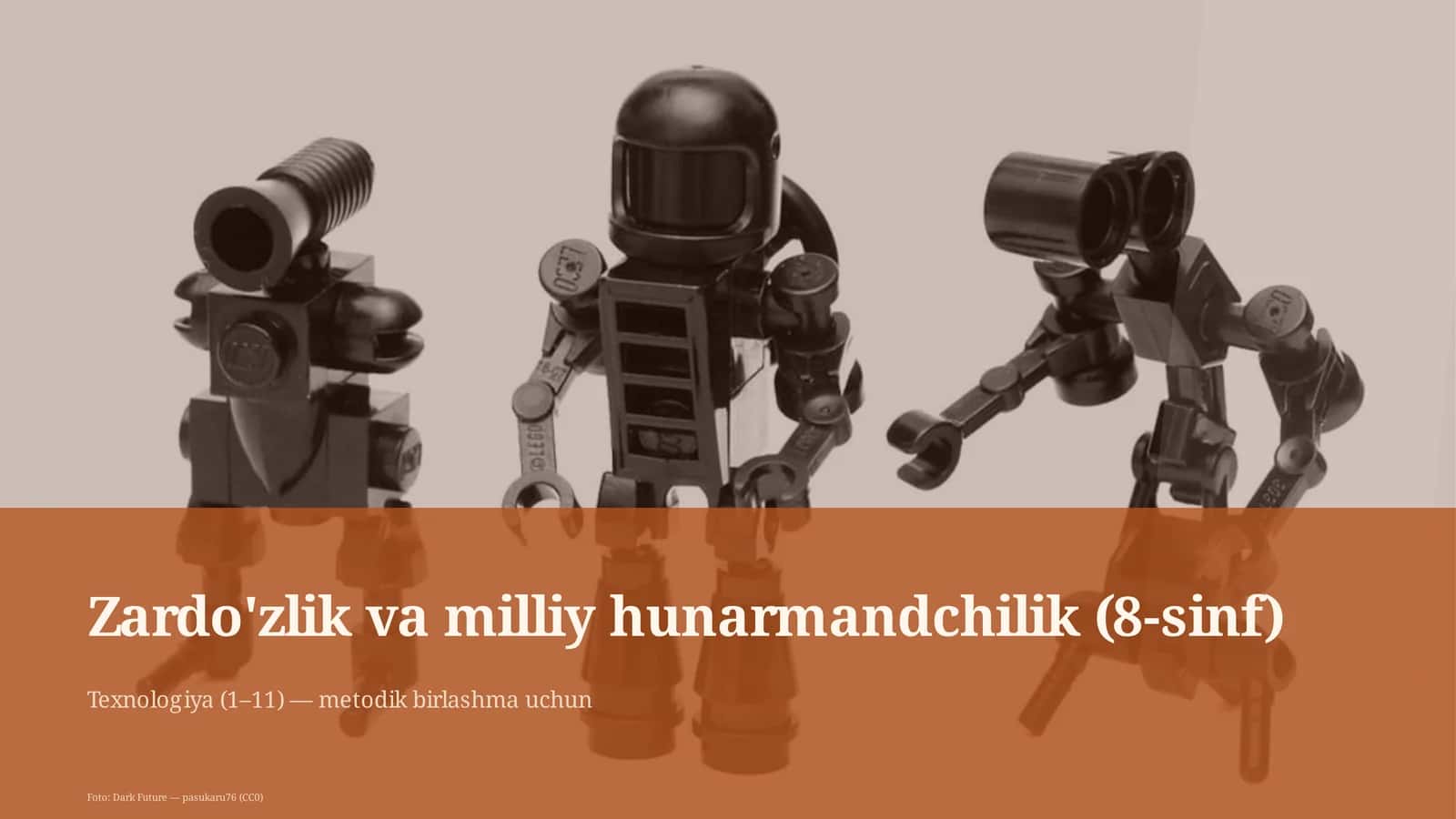 Zardo'zlik va milliy hunarmandchilik (8-sinf)