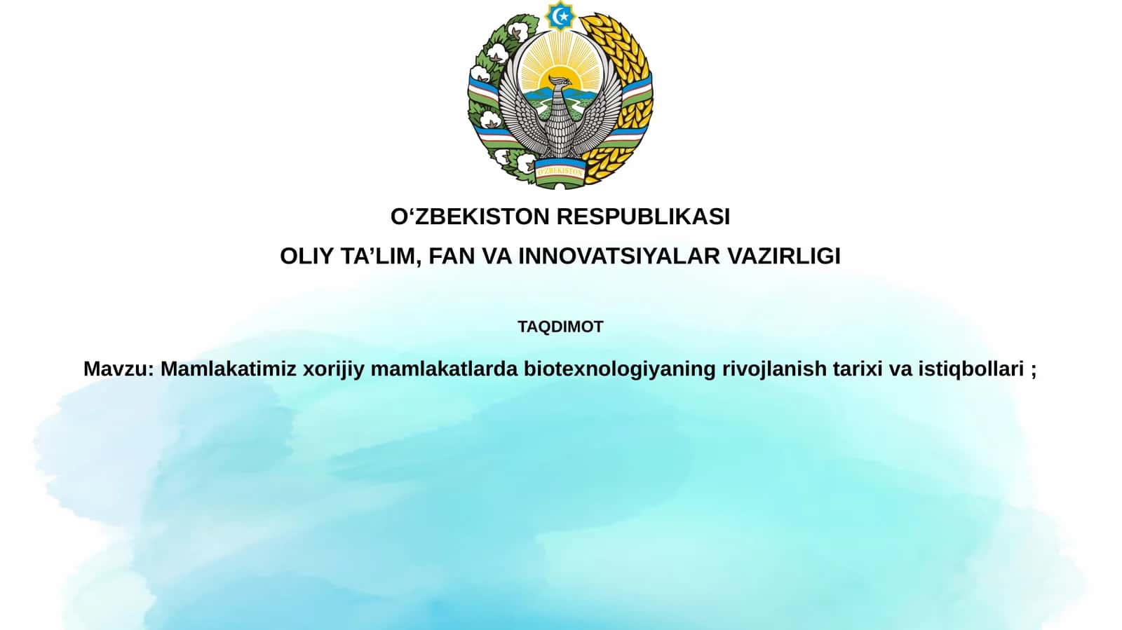 Biotexnologiya va tarix