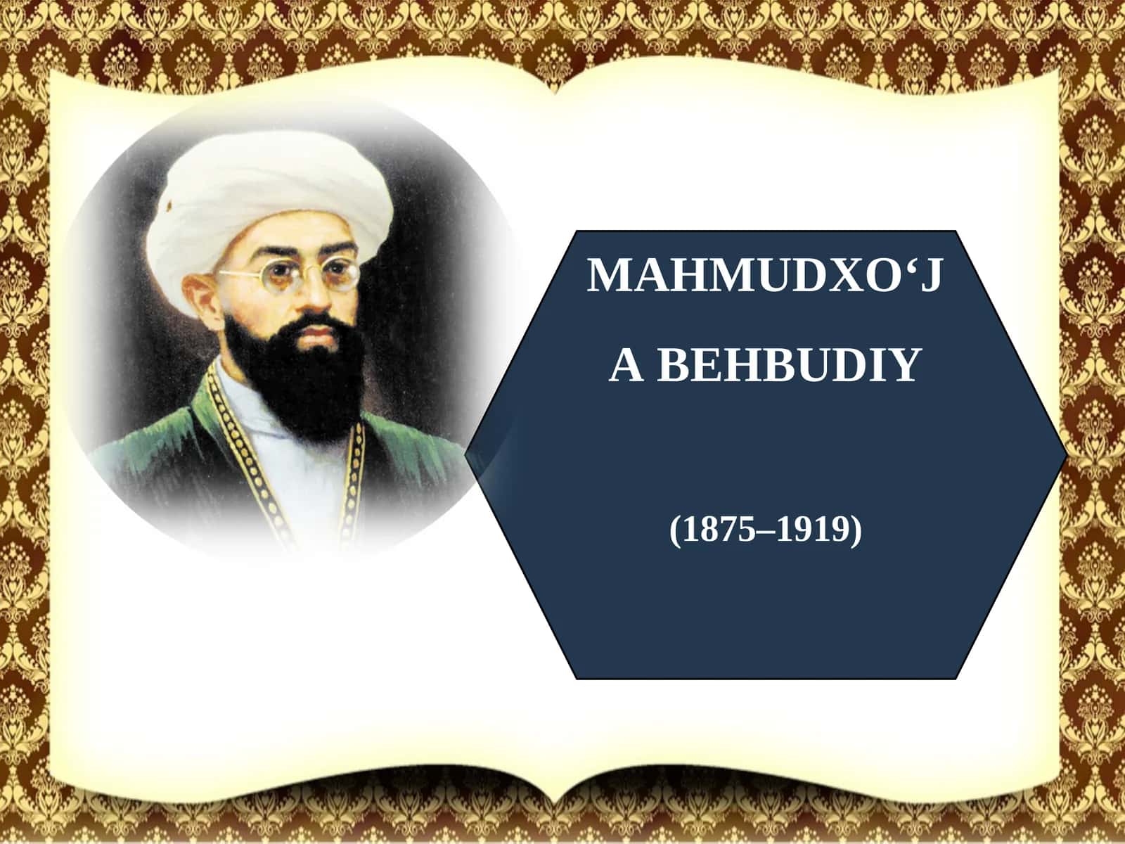 MAHMUDXO‘JA BEHBUDIY