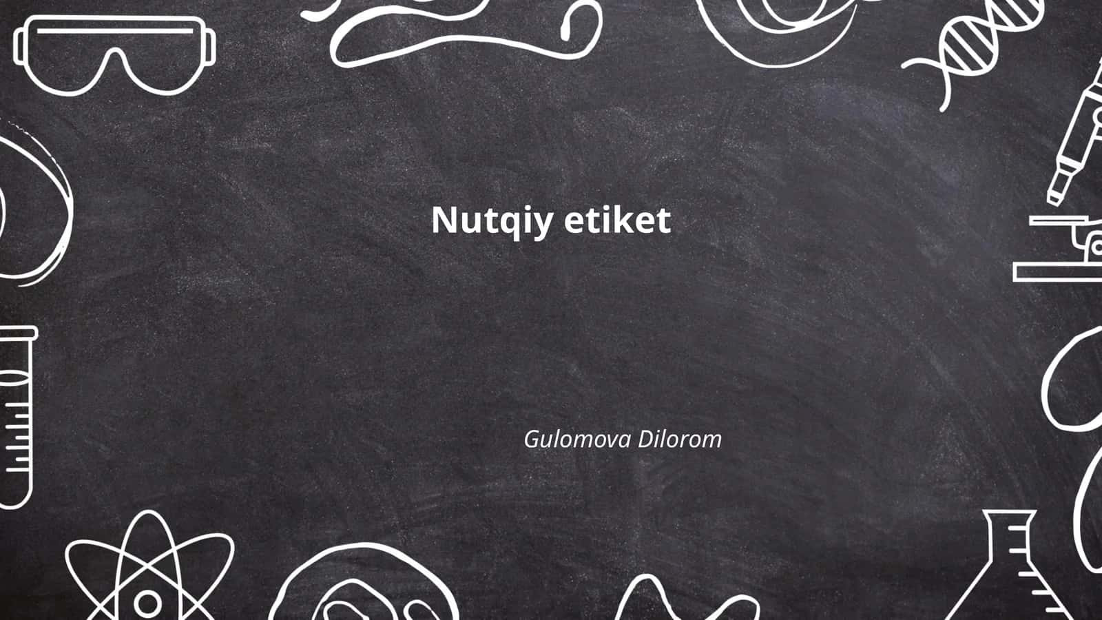 Nutqiy madaniyat