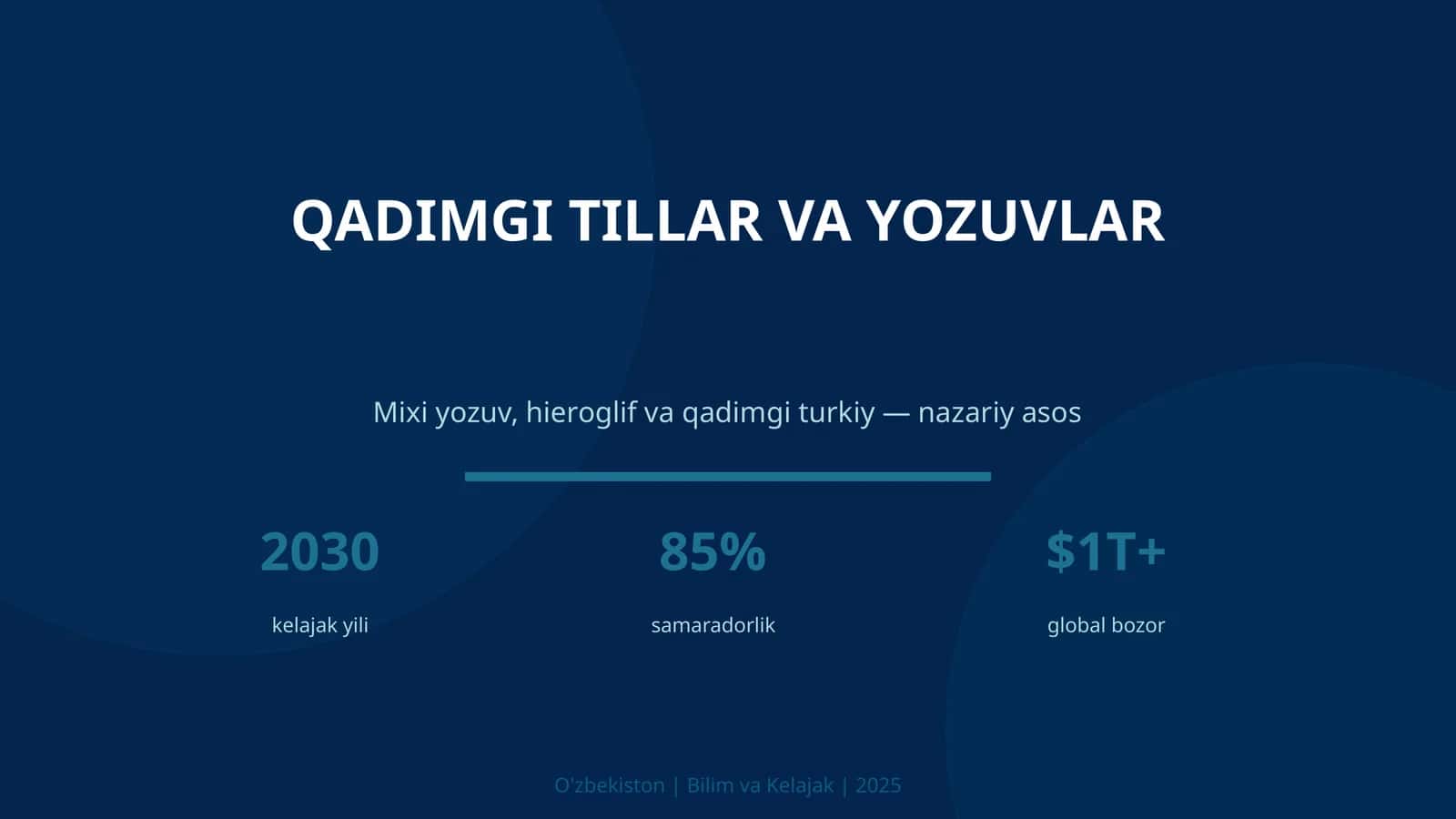 Qadimgi tillar va yozuvlar