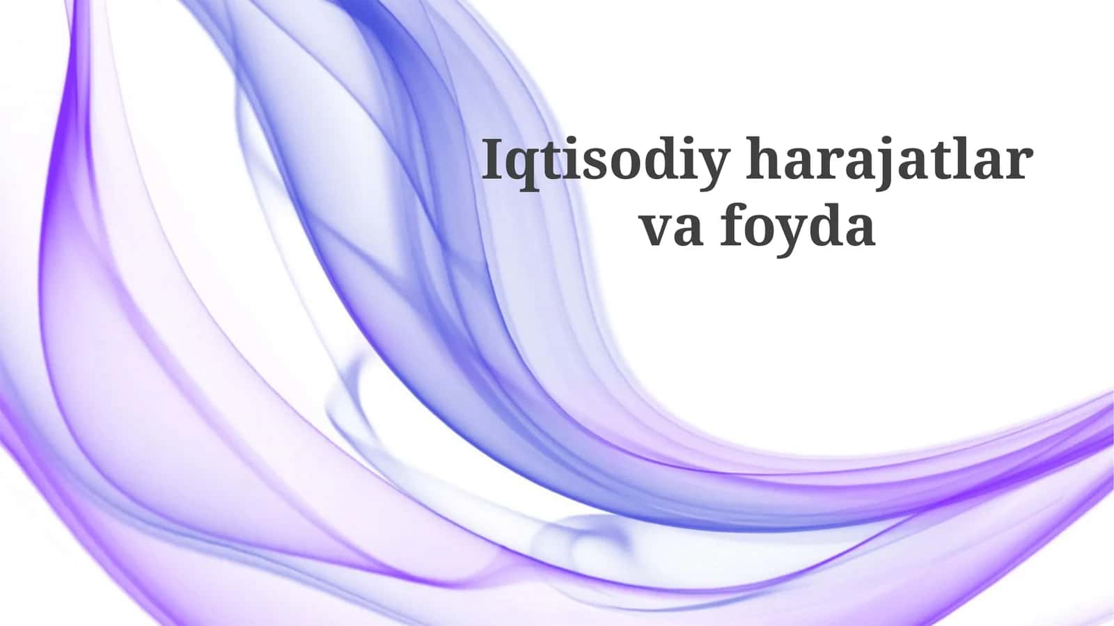 Moliyaviy oqibatlar