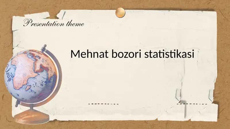 Mehnat bozori statistikasi