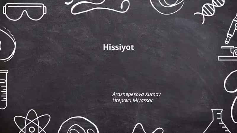 Hissiyotlar turlari
