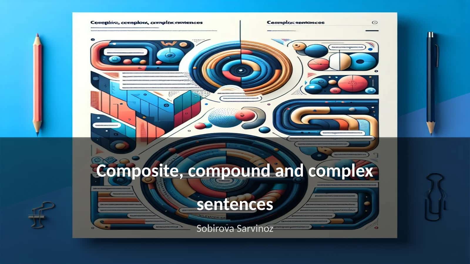 Composite, compound and complex sentences