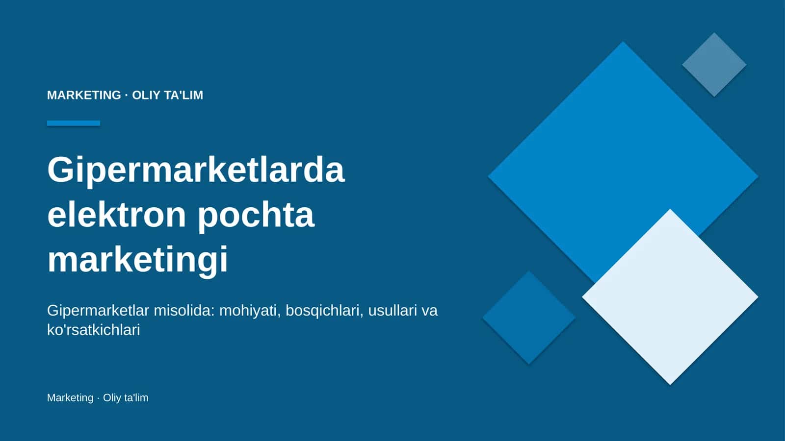 gipermarketlarda elektron pochta marketingi 6595