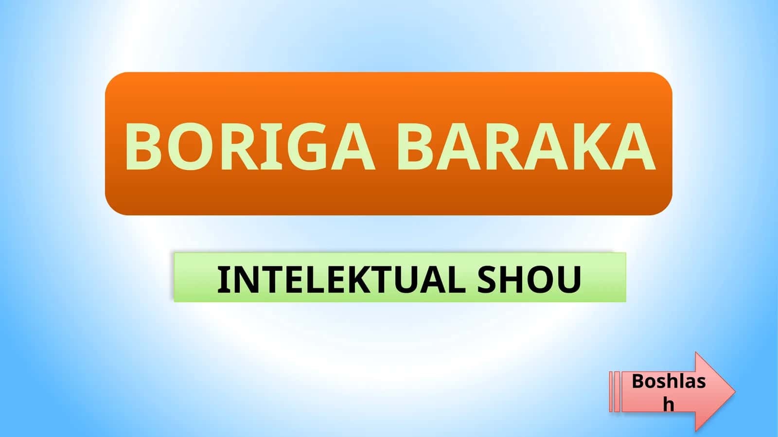 BORIGA BARAKA