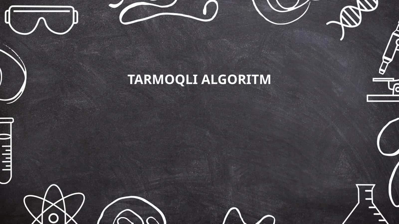 Tarmoqli algoritm