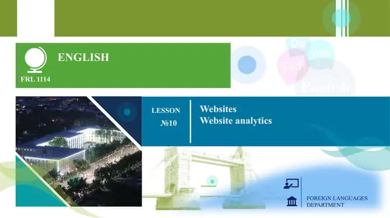 Website analytics